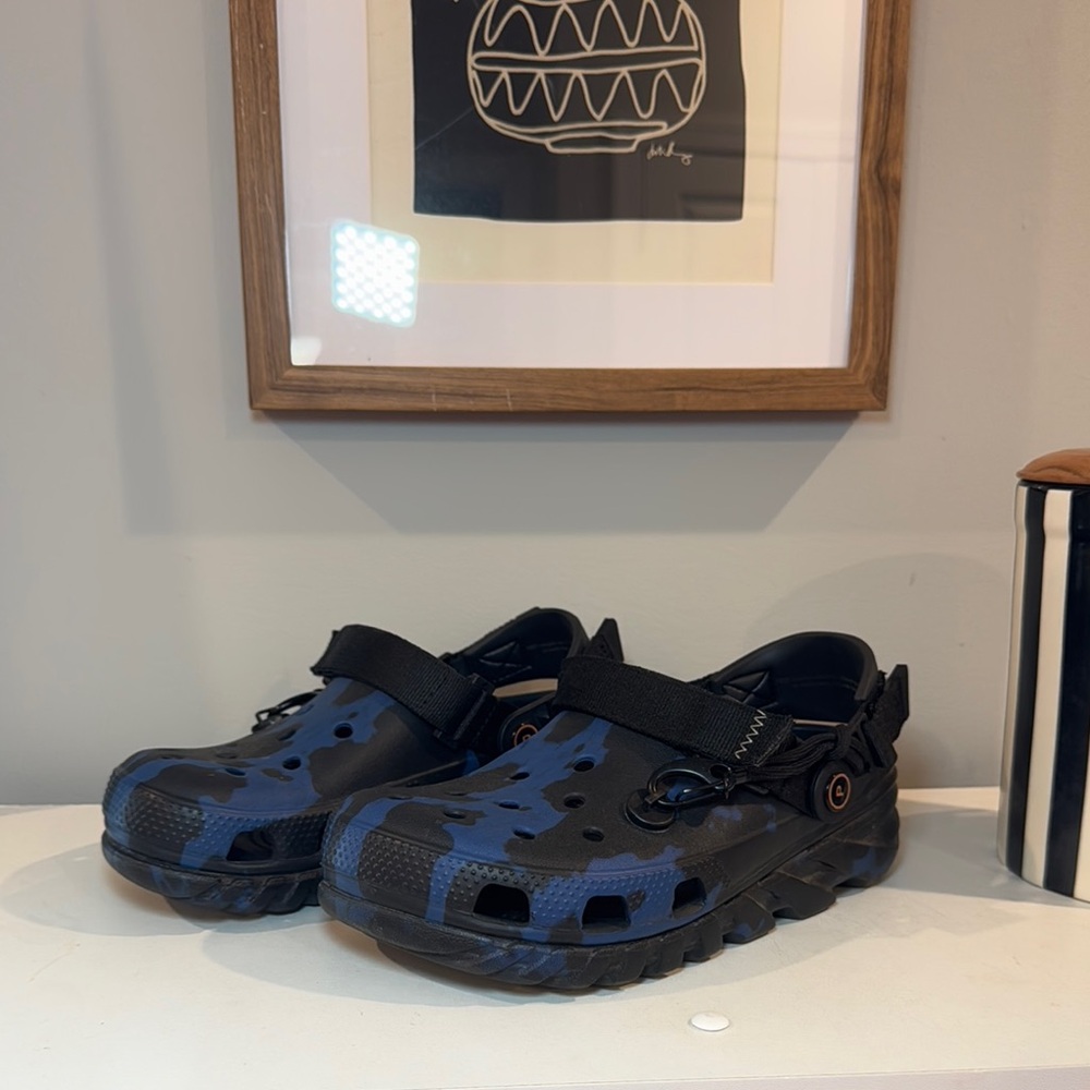 Post Malone x Duet Max Clog 'Blue Camo'
